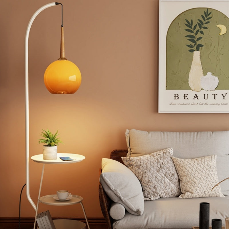 Retro Floor Lamp With Storage Function