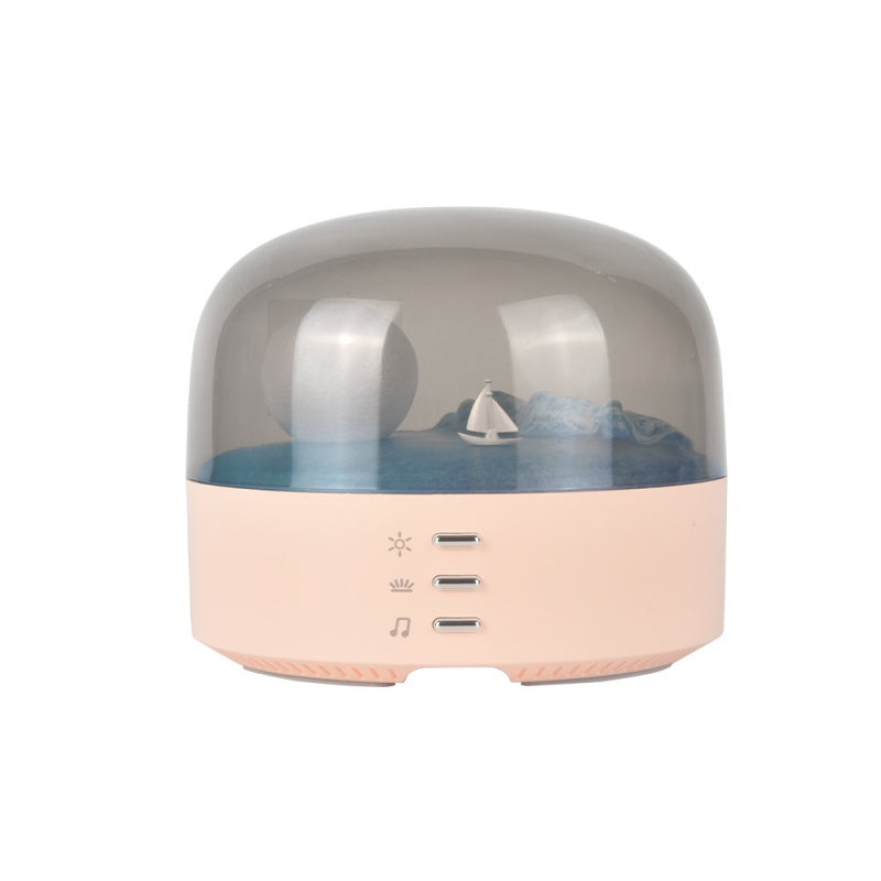 Moon Boat Bluetooth Speaker Night Lamp